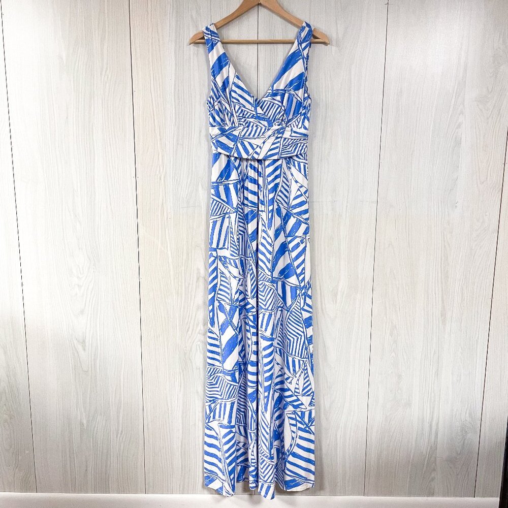 Lilly Pulitzer Sloane Maxi dress “Yacht Day” print